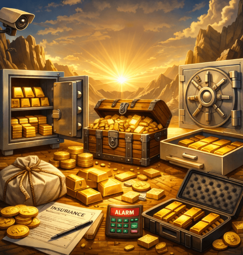 hramba nalozbenega zlata