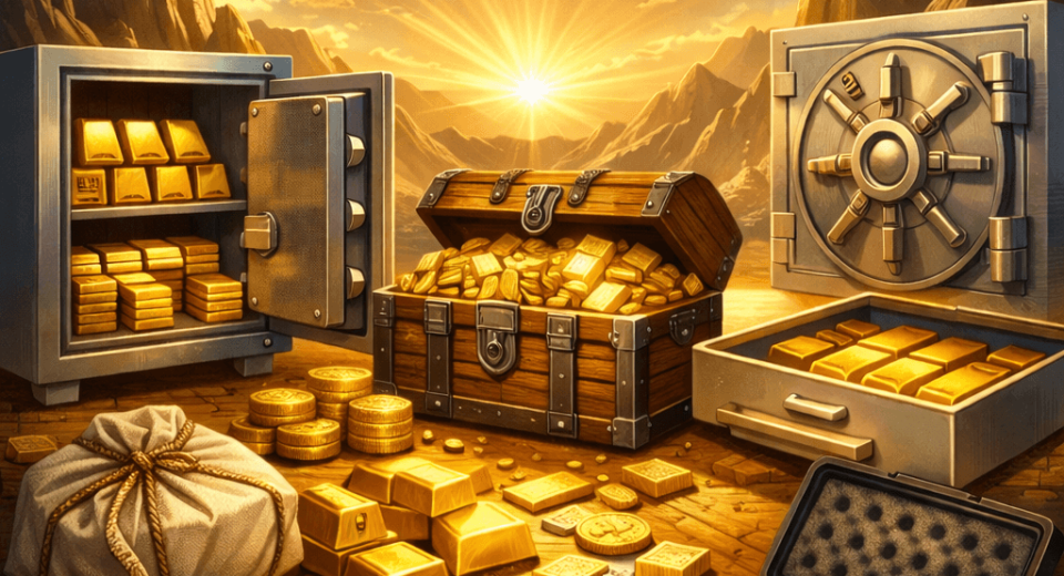 hramba nalozbenega zlata