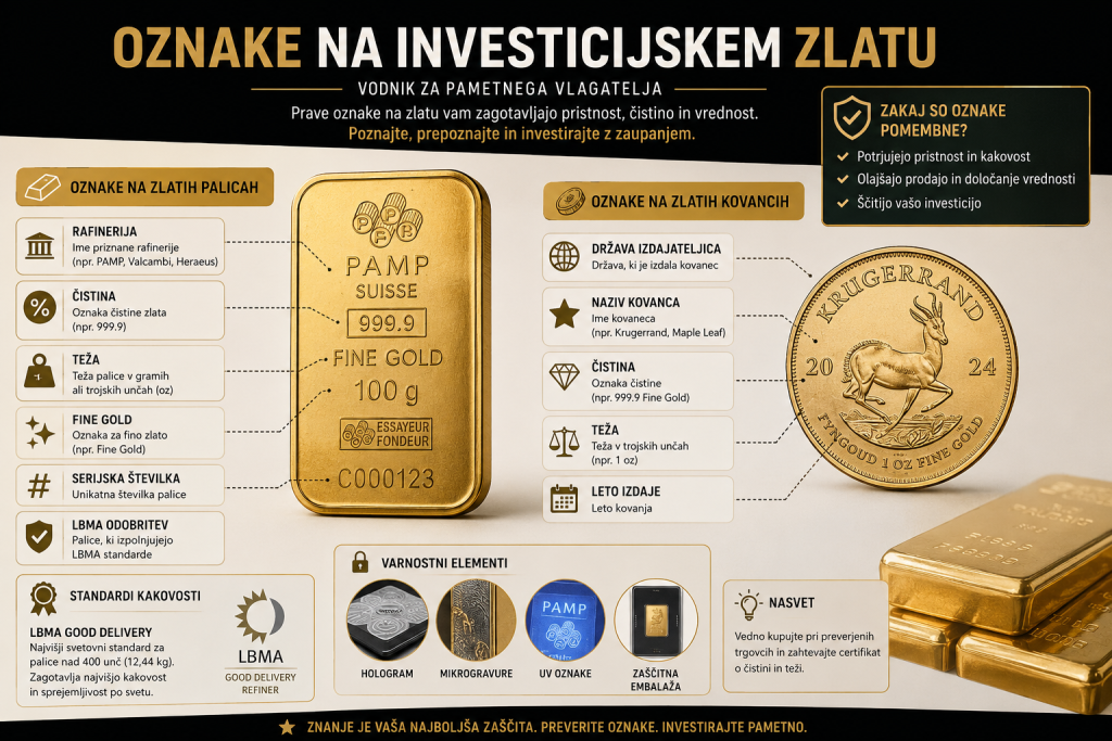 oznake zlata
